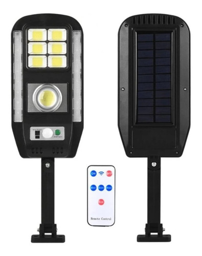 Lampara Reflector Panel Solar Luz Automatica Led Recargable