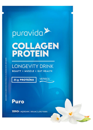 Collagen Protein (sachê) Neutro Puravida