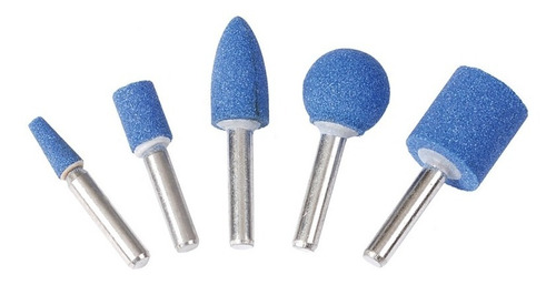 Imagen 2 de 4 de Esmeril Montado Para Taladro Dremel 5 Piezas