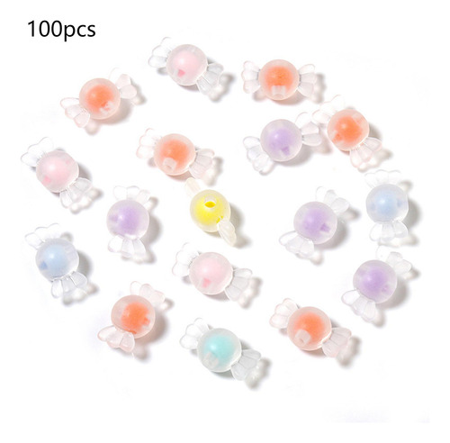 2 Granos De Acrílico Coloridos Para La Joyería De Las