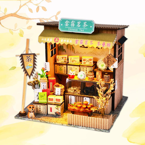 1/24 Kits De En Miniatura De Para Bricolaje Té Antigua Con