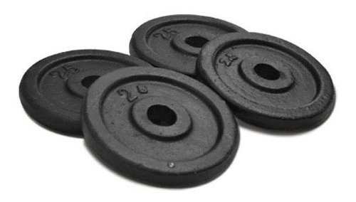 Imagen 5 de 9 de Disco Fundicion De 2,5 Kg Pesa Metal Para Barra O Mancuerna