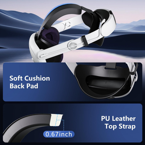 Para Oculus Quest 3s Battery Store Con Luz Rgb, Correa Para