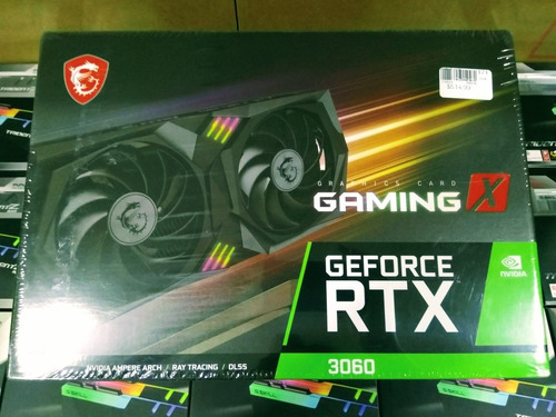 Tarjeta de video Nvidia MSI  Gaming X GeForce RTX 30 Series RTX 3060 GEFORCE RTX 3060 GAMING X 12G 12GB