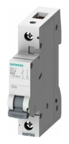 Disjuntor Din Unipolar 32a Curva B 5sl1132-6mb Siemens