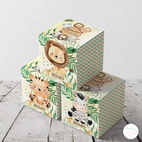 Kit Imprimible Animales Selva Safari Acuarela+obsequios