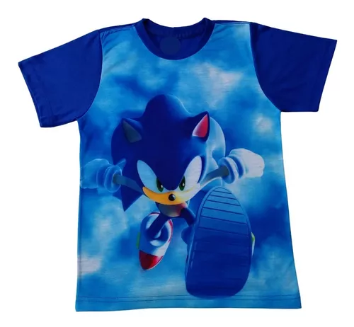 Fantasia Sonic (camiseta Infantil)