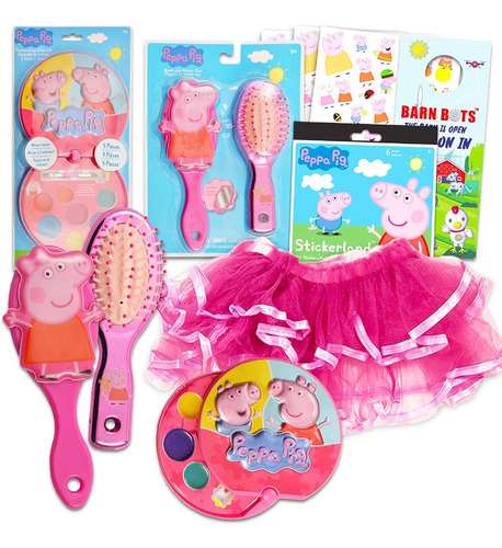 Peppa Pig Cosmetic Set Para Niñas, Paquete Para Niños ~ Pepp