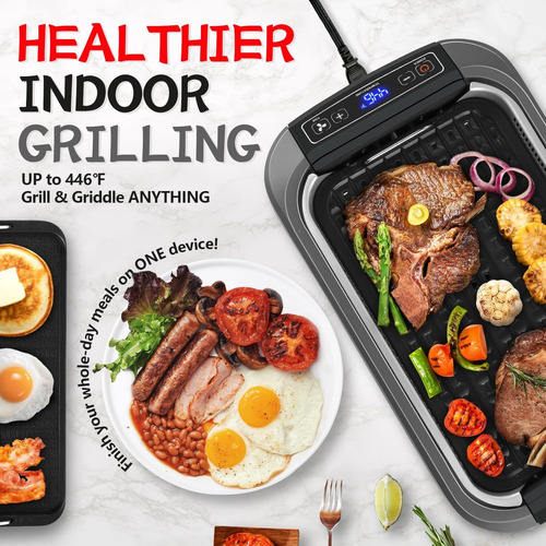 «parrilla Sin Humo Cusimax, 1500 W, Barbacoa Coreana Con Ant