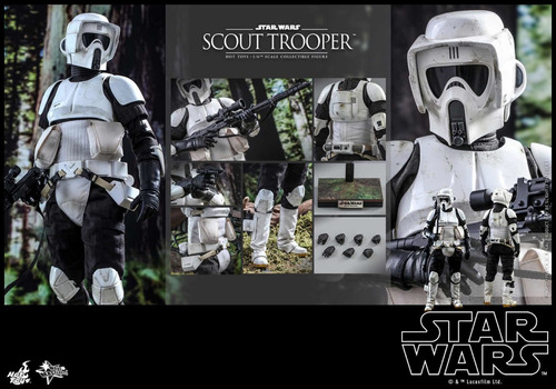Scout Trooper 1/6 Star Wars Return Jedi Hot Toys Mms611