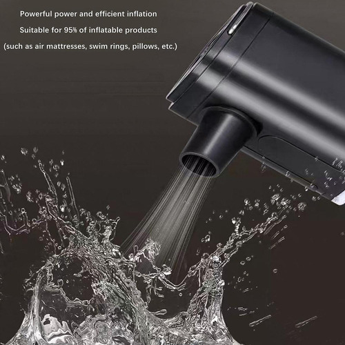 . Bomba De Aire For Inflables Inflador Portátil Con Luz De