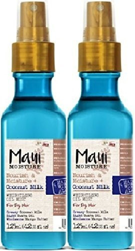 Maui Humedad De Neblina De Aceite De Coco Leche 4,2 Onza (no