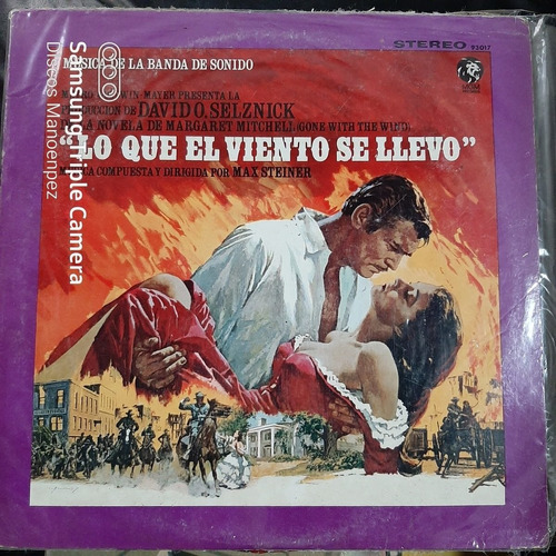 Vinilo Lo Que El Viento Se Llevo Max Steiner Bs1