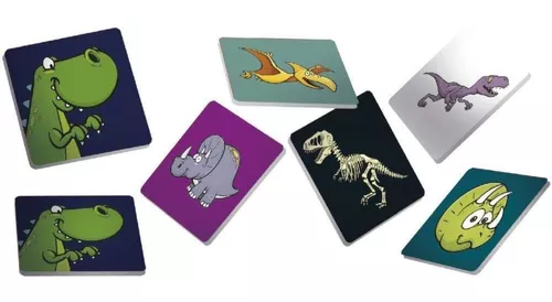 Jogo Da Memoria Dinossauros Cartas De Dinossauros Jogo Tabuleiro E Cartas