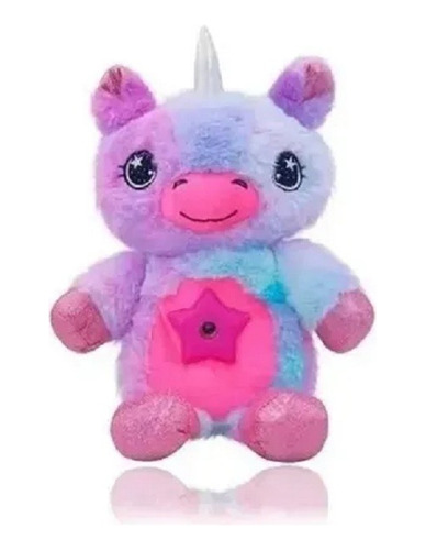 Peluche Luminoso Muñeco Proyector Luces Star Belly Musical