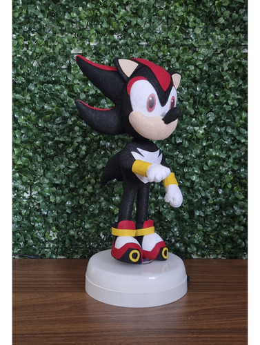 Boneco Shadow - Sonic (28cm) Feltro / Pelúcia