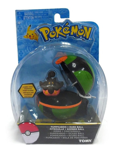 Figura Pokémon Pumpkaboo Pokebola Tomy Original