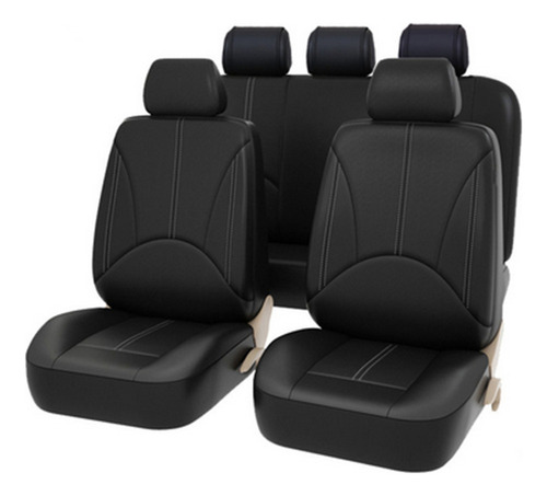 Tapa De Asiento De Coche De Piel Sintética Con Protector Uni