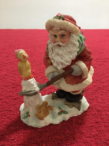 2 Adornos De Santa Claus Papa Noel De 15 Cms En Oferta 