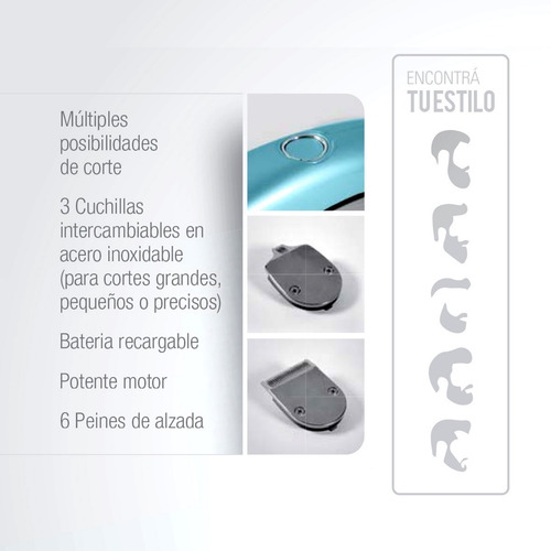 Imagen 4 de 9 de Cortadora De Pelo Inalámbrica Ultracomb Bk-4900 Premium