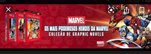 Imagem 1 de 2 de Marvel Salvat Hqs Os Heróis Mais Poderosos Da Marvel 