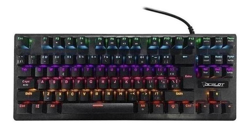 Teclado Gamer Mecánico Usb Ocelot Ogmk02 Rgb Switch Azul