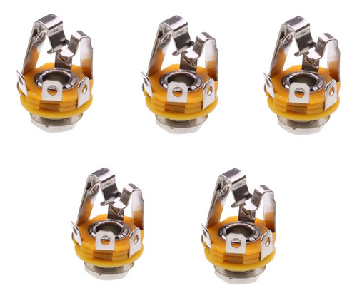 5 Unids Enchufes Eqipo De Música De Guitarra Clavija De