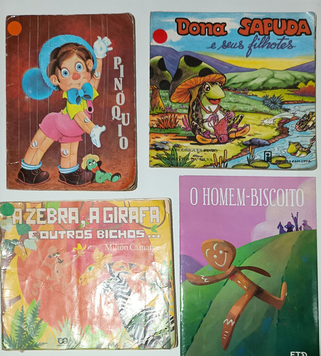 O Homem Biscoito/pinoquio/a Zebra, A Girafa E Outros Bivhos/dona Sapuda E Seus Filhotes