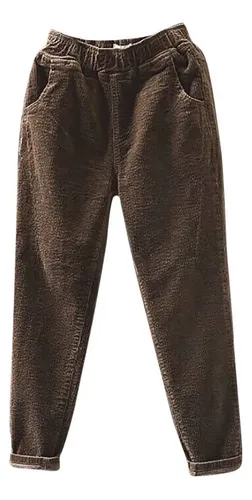 Pantalon pana online gruesa mujer