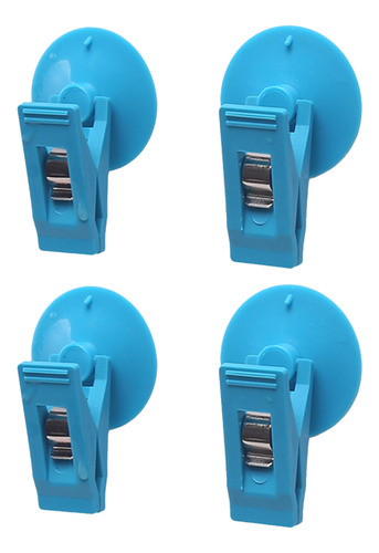 Clips Con Ventosa Azules Para Guardar Cortinas Y Bolsas De C