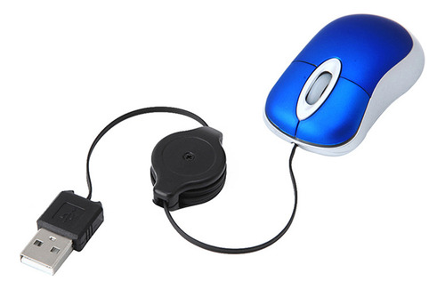 - Ratón Con Cable Usb R1 Retráctil Y Pequeño Ratón 1600-f