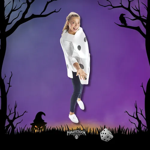 Disfraz De Halloween De Dados De Seis Caras: Atuendo D6 Para