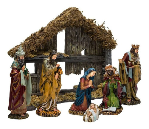 Beln Nacimiento Jess Reyes Magos Figuras Decorativas Hogar