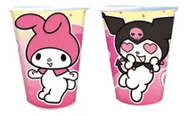 Comprar Vasos Disney My Melody Kuromi X 8 Licencia Infantil Color My Melody Y Kuromi