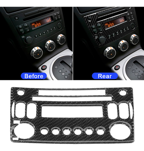 Carbon Fiber Radio Cd Panel Frame For Nissan 350z