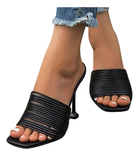 Sandalias De Tacón Alto Para Mujer, Transpirables, Sin Cordo