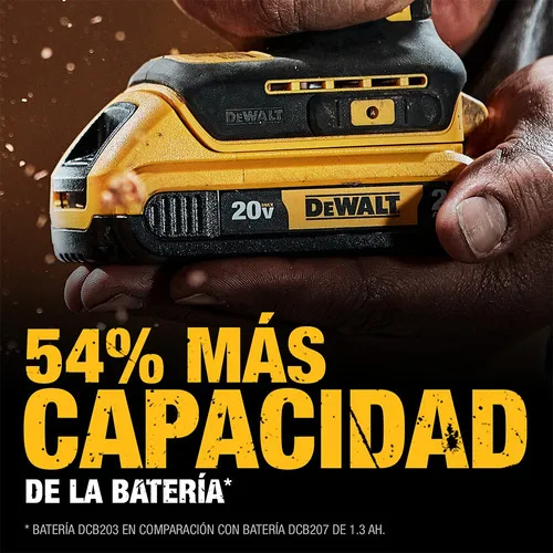 Taladro Atornillador Inalambrico Dewalt Bl 20v 2 Bat Maleta