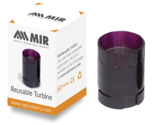 Turbina Reusable Para Espirometros Mir ®