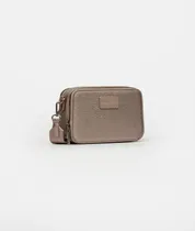 Comprar Bandolera Prune Mujer New Penny Peltre Cuero Pu En Bolsa