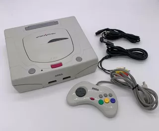 Consola Sega Saturn Japonesa Usada Joystick Y Cable Original