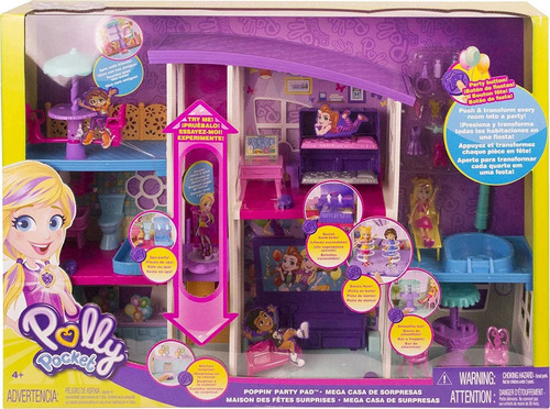 Polly Pocket Mega Casa De Surpresas Gfr12