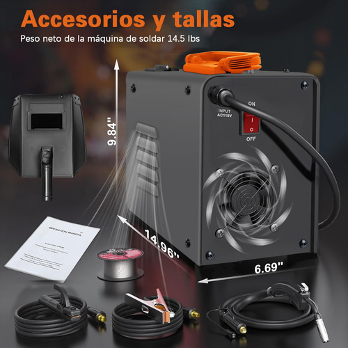 Soldadora Inversora Portatil Mma/mig/tig 3 En 1 Inverter