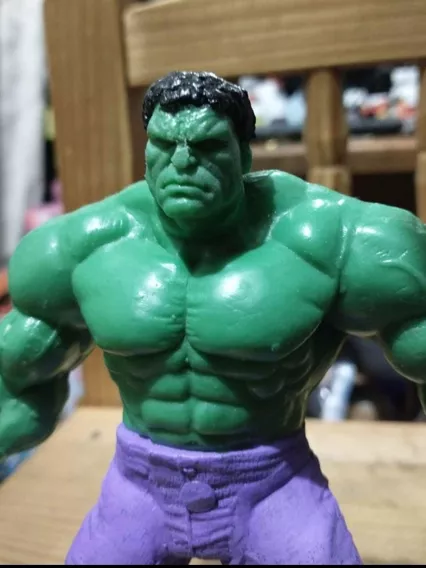 Figura Bootleg Hulk Pintado A Mano 16cm