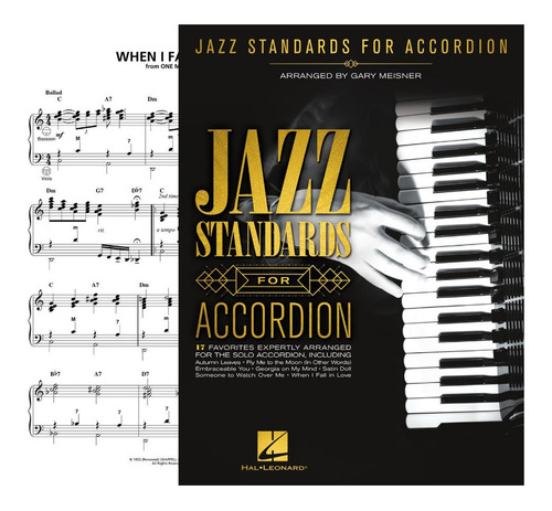 Partitura Acordeón Jazz Standard For Accordion 2020 Digital 