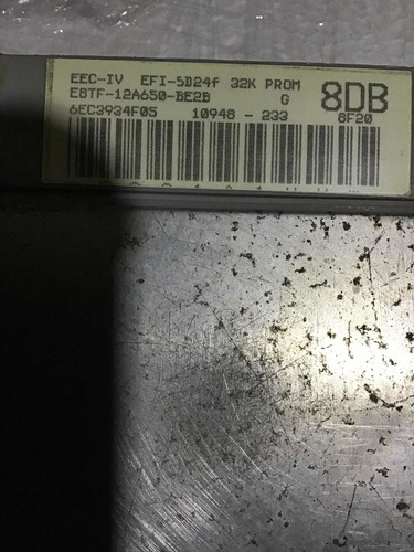 Computadora Ecu Motor Ford Topaz 1990 E8tf 12a650 Be2b (Usado)