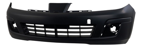 Front Bumper Cover For 2007-2012 Nissan Versa With Fog L Vvd