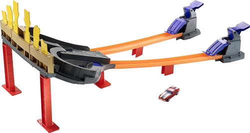 Hot Wheels Super Speed Blastway Track Set, 1 Hot Wheels C...