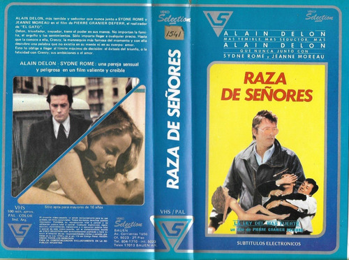 Raza De Señores Vhs Alain Delon Sydne Rome La Race Des Seign