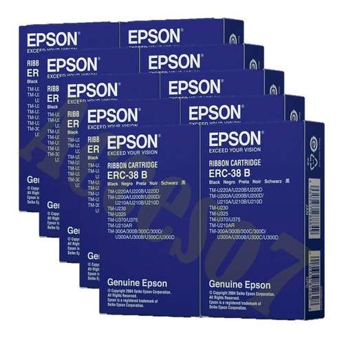 20 Cintas Original Epson Erc-38b 38 34 30 M188d Tmu-220 Tm-u220 U220pd Bixolon Srp-275 270 Ec-line Pm-530 Ncr-2010 Sweda