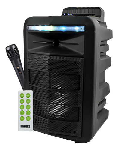 Bocina De 8  Recargable Bluetooth Amplificador 3000w Sa8028t